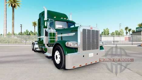 Pele DarkGreen para o caminhão Peterbilt 389 para American Truck Simulator