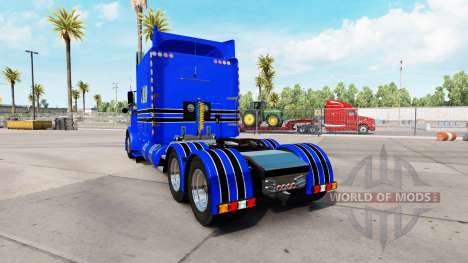 Pele Azul Arma para o caminhão Peterbilt 389 para American Truck Simulator