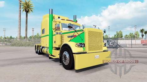 Pele Amarela, Verde para o caminhão Peterbilt 38 para American Truck Simulator