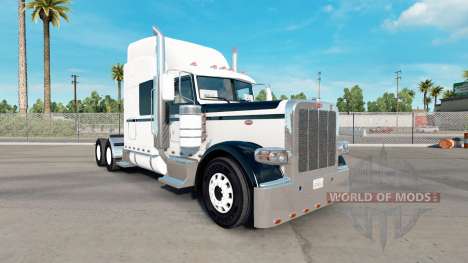 A pele de Preto E Branco para o caminhão Peterbi para American Truck Simulator