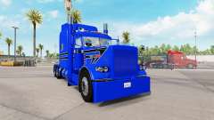 Pele Azul Arma para o caminhão Peterbilt 389 para American Truck Simulator