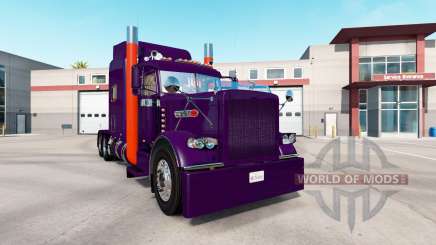 Roxo Laranja da pele para o caminhão Peterbilt 389 para American Truck Simulator
