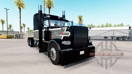 Magia negra de pele para o caminhão Peterbilt 389 para American Truck Simulator