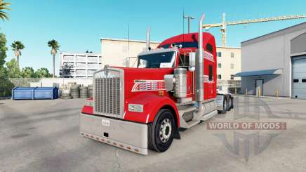 A pele é Uma das Uma das caminhão Kenworth W900 para American Truck Simulator