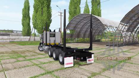 Kenworth T800B logging truck para Farming Simulator 2017