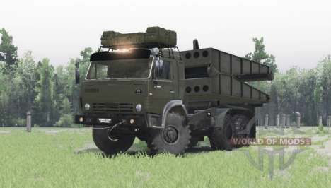 KamAZ 5350 Mustang v4.1 para Spin Tires