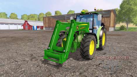 John Deere 6110 RC front loader para Farming Simulator 2015