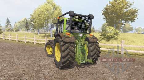 John Deere 7530 Premium forest para Farming Simulator 2013