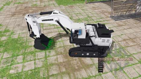 Liebherr R 9200 backhoe attachment para Farming Simulator 2017