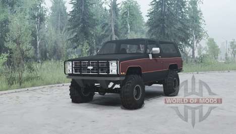 Chevrolet K5 Blazer 1985 para Spintires MudRunner