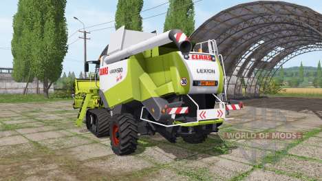 CLAAS Lexion 580 TerraTrac para Farming Simulator 2017