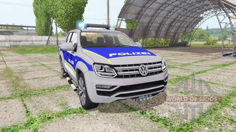 Volkswagen Amarok Double Cab polizei para Farming Simulator 2017