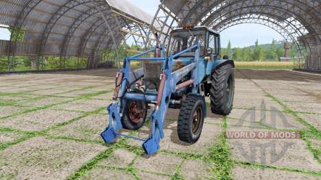MTZ 80 Bielorrússia carregador de v1.1 para Farming Simulator 2017