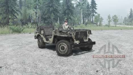Willys MB 1942 para Spintires MudRunner