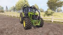 John Deere 7530 Premium forest para Farming Simulator 2013