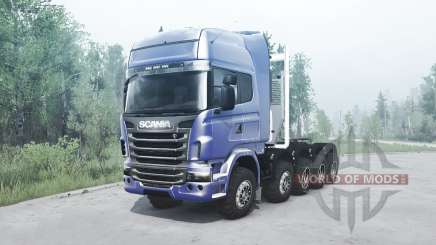 Scania R730 10x10 para MudRunner