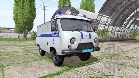 UAZ 3909 Polícia para Farming Simulator 2017