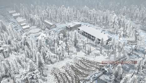 Floresta jogo 3 - temporada de Inverno para Spintires MudRunner