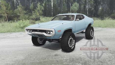 Plymouth GTX 1971 (GR2-RS23) off-road para Spintires MudRunner