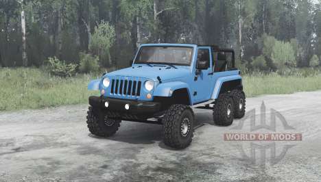 Jeep Wrangler (JK) 6x6 crawler para Spintires MudRunner