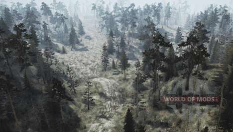 Floresta do jogo 4 para Spintires MudRunner
