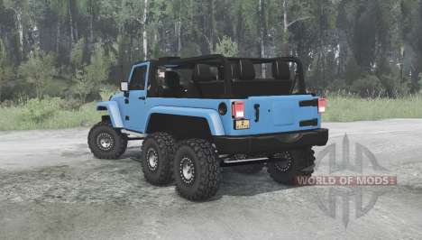 Jeep Wrangler (JK) 6x6 crawler para Spintires MudRunner