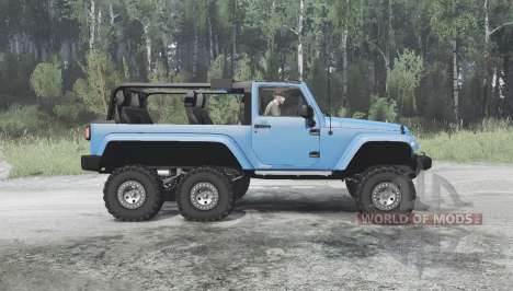 Jeep Wrangler (JK) 6x6 crawler para Spintires MudRunner