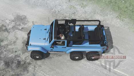 Jeep Wrangler (JK) 6x6 crawler para Spintires MudRunner