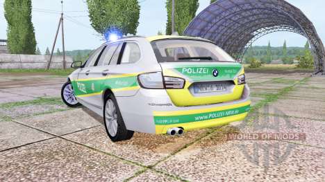 BMW 530d Touring (F11) polizei bayern para Farming Simulator 2017