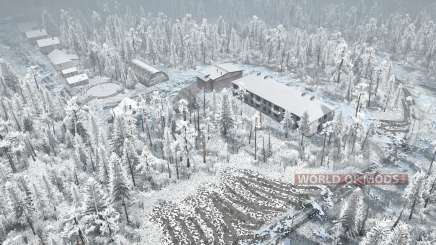 Floresta jogo 3 - temporada de Inverno para MudRunner
