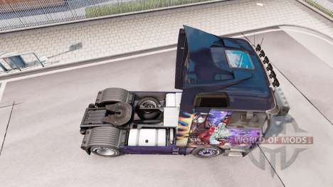 A pele do Aerógrafo no caminhão Mercedes-Benz Ac para Euro Truck Simulator 2
