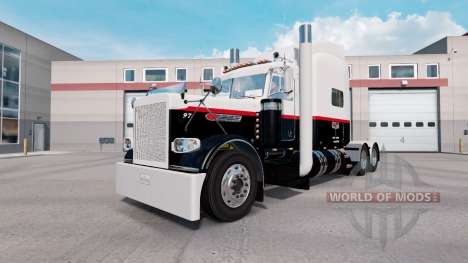 Скин Pyle Transporte Inc. на Peterbilt 389 para American Truck Simulator