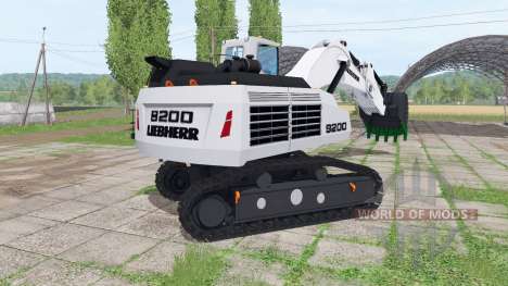 Liebherr R 9200 backhoe attachment v1.1 para Farming Simulator 2017