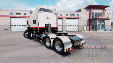 Скин Pyle Transporte Inc. на Peterbilt 389 para American Truck Simulator