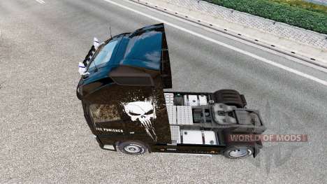 Pele Punisher para o caminhão Volvo FH-série para Euro Truck Simulator 2