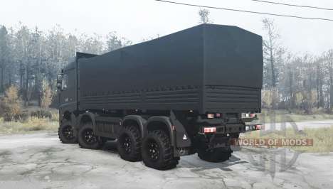 Mercedes-Benz Actros (MP4) chassis 8x8 para Spintires MudRunner