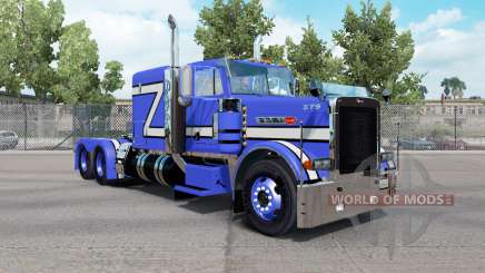Pele Azul Rollin no caminhão Peterbilt 379 para American Truck Simulator