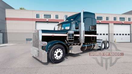 Pele Metalizado Paintable para o caminhão Peterbilt 389 para American Truck Simulator