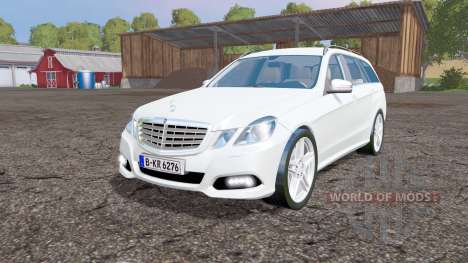 Mercedes-Benz E 350 CDI Estate (S212) 2009 para Farming Simulator 2015