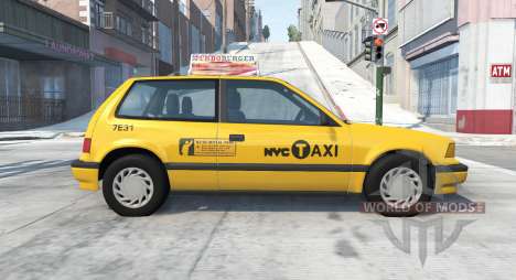 Ibishu Covet New York Taxi v0.12 para BeamNG Drive