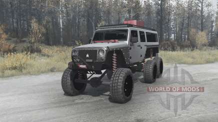 Jeep Wrangler Unlimited 6x6 (JK) crawler para MudRunner