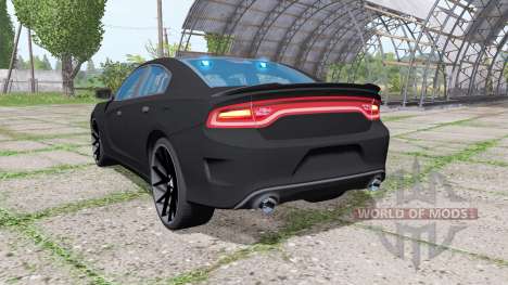Dodge Charger SRT Hellcat 2015 Unmarked Police para Farming Simulator 2017