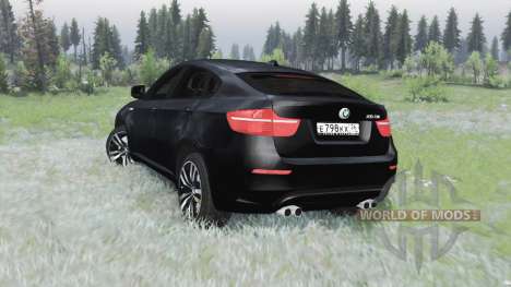 BMW X6 M (E71) para Spin Tires