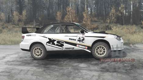 Subaru Impreza WRX STi (GDB) 2007 Rally para Spintires MudRunner
