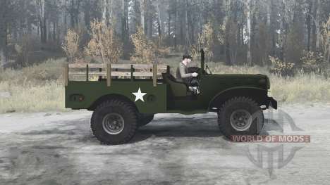 Dodge WC-51 (T214) 1942 para Spintires MudRunner