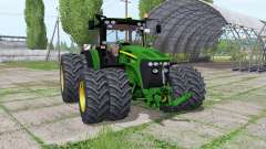 John Deere 7930 twin wheels Trelleborg para Farming Simulator 2017