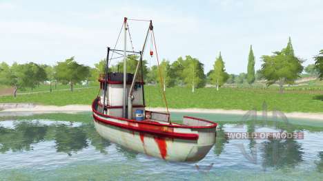 Embarcação de pesca para Farming Simulator 2017