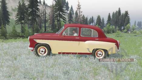 Moskvich 407 1958 para Spin Tires