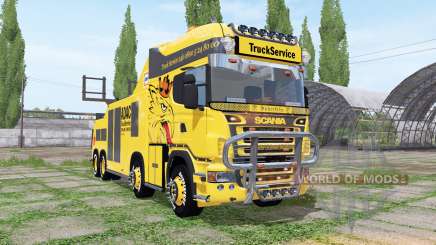 Scania R500 tow truck v1.1 para Farming Simulator 2017